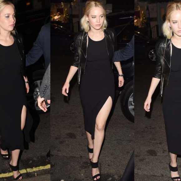 Stuart Weitzman Black Stilletto Slide Sandals - Picture 2 of 16